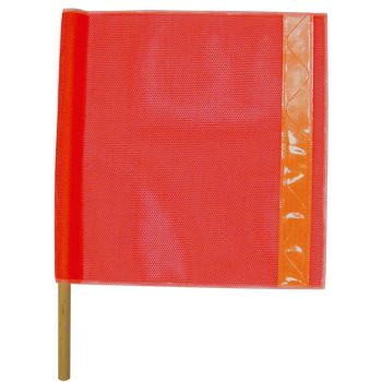 Vinyl Flag with Orange Prismatic Tape - mlkishigo.com
